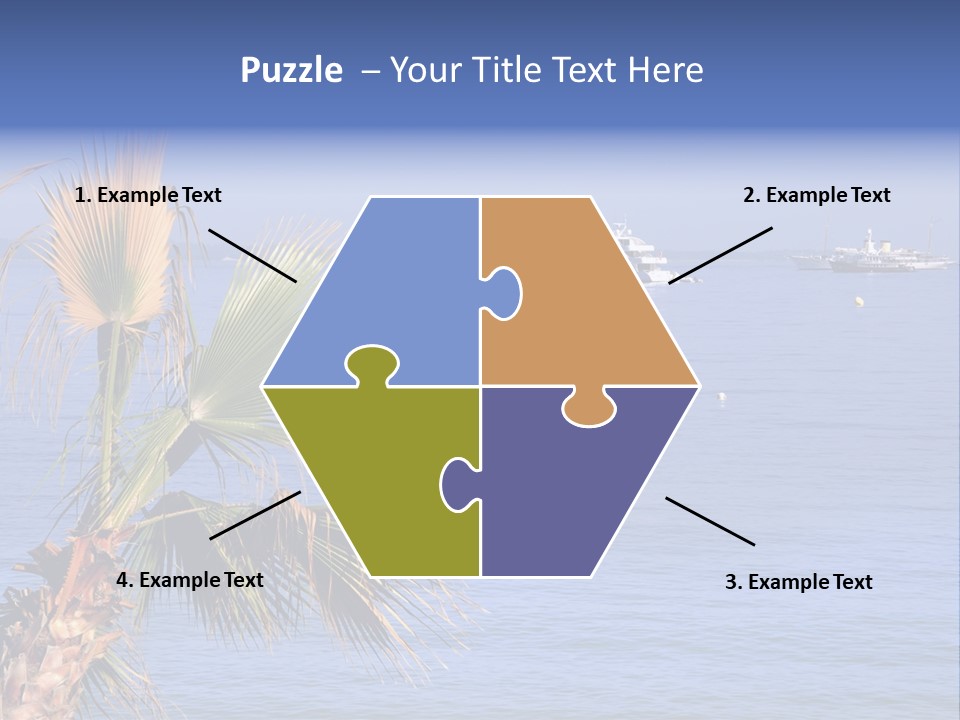 French Riviera Yacht PowerPoint Template