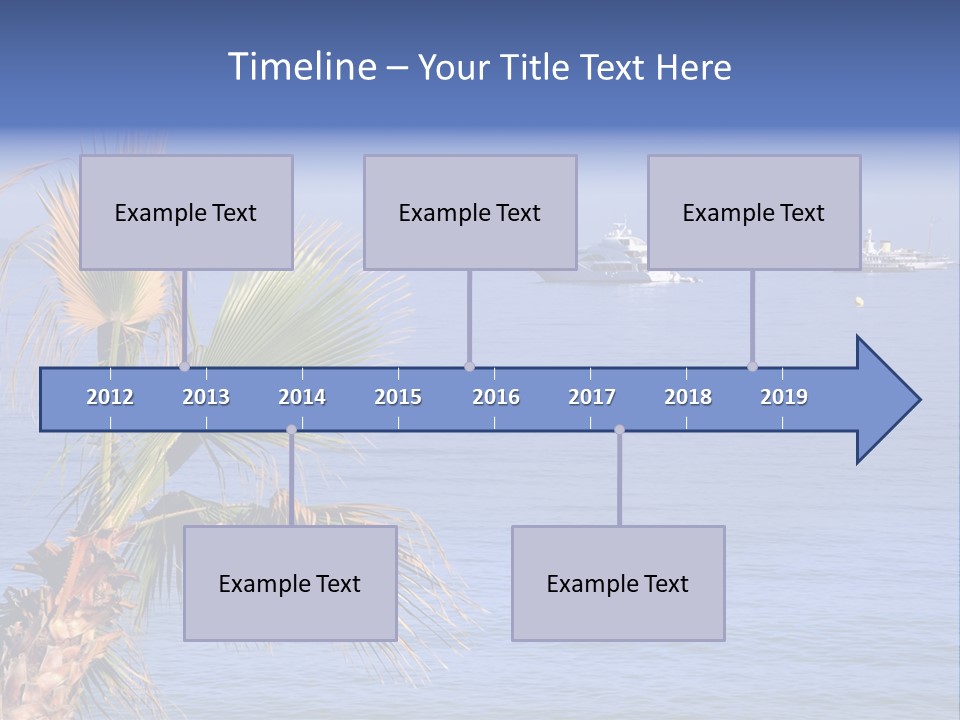 French Riviera Yacht PowerPoint Template
