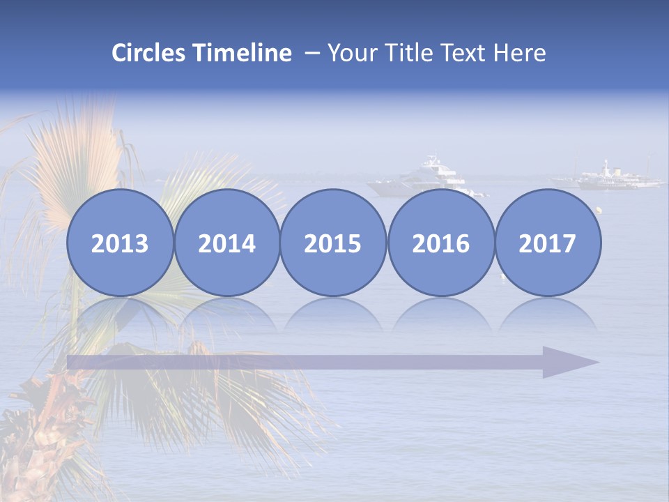 French Riviera Yacht PowerPoint Template