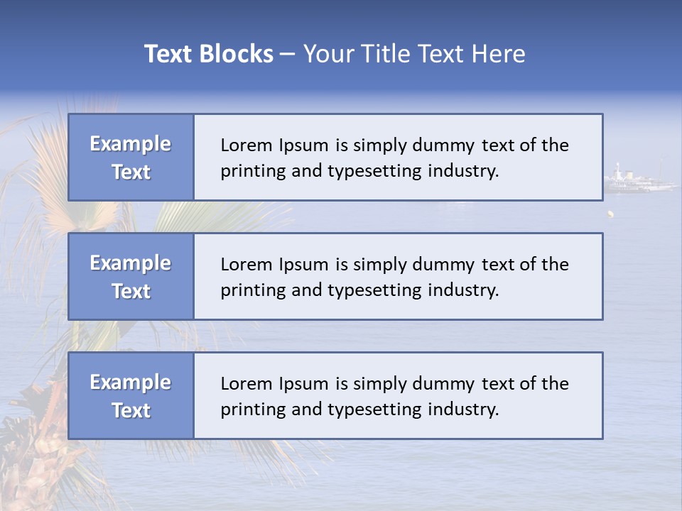 French Riviera Yacht PowerPoint Template