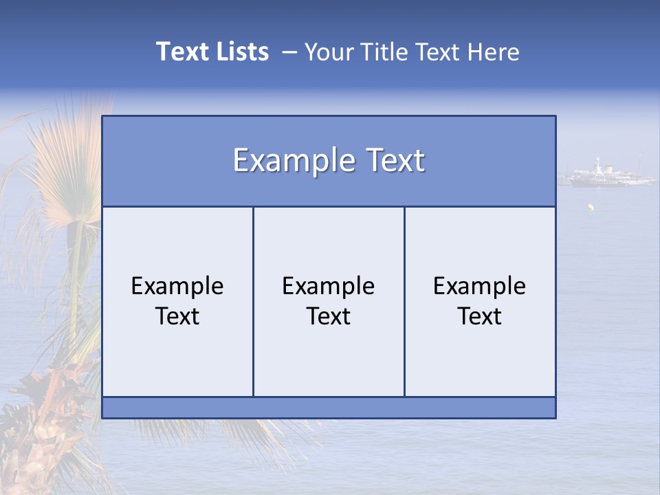 French Riviera Yacht PowerPoint Template