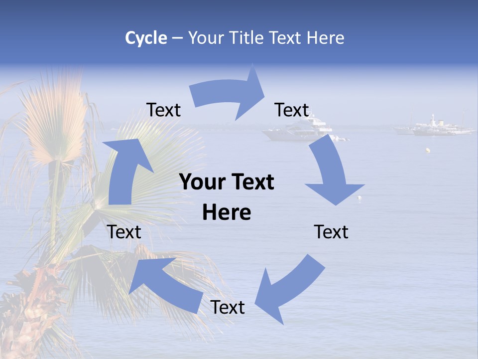 French Riviera Yacht PowerPoint Template