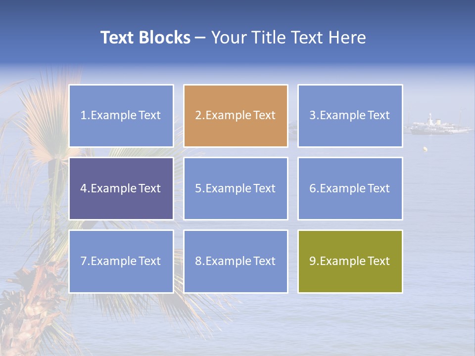 French Riviera Yacht PowerPoint Template