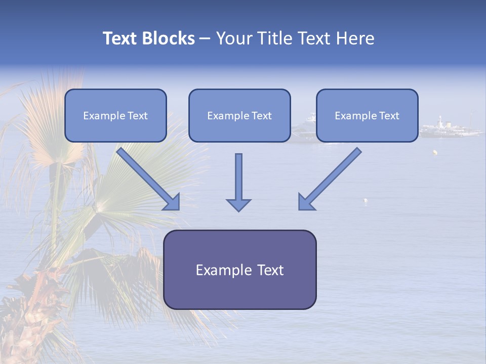 French Riviera Yacht PowerPoint Template