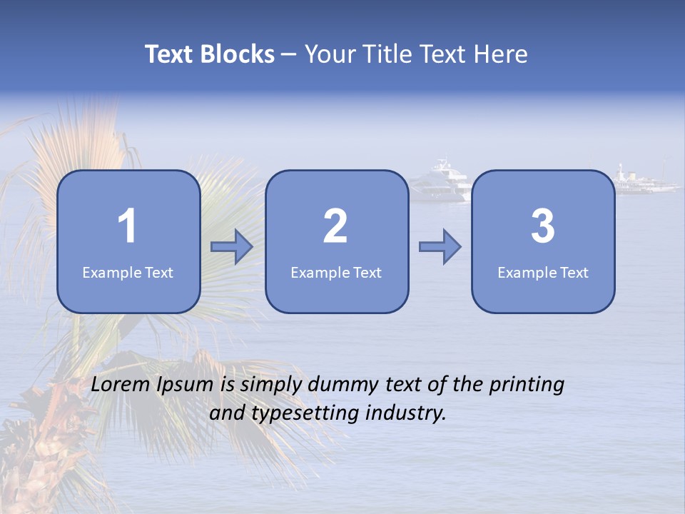 French Riviera Yacht PowerPoint Template