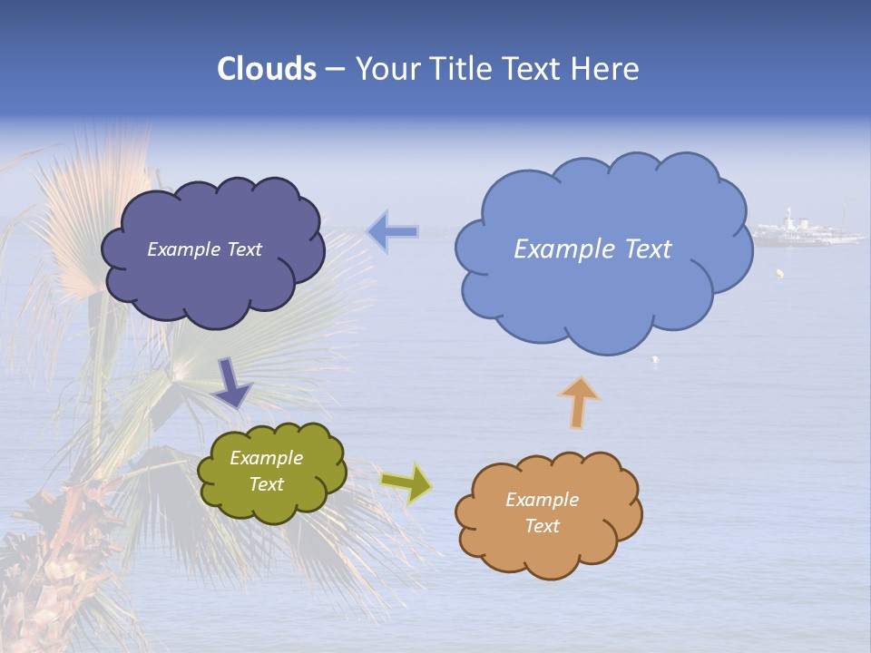 French Riviera Yacht PowerPoint Template