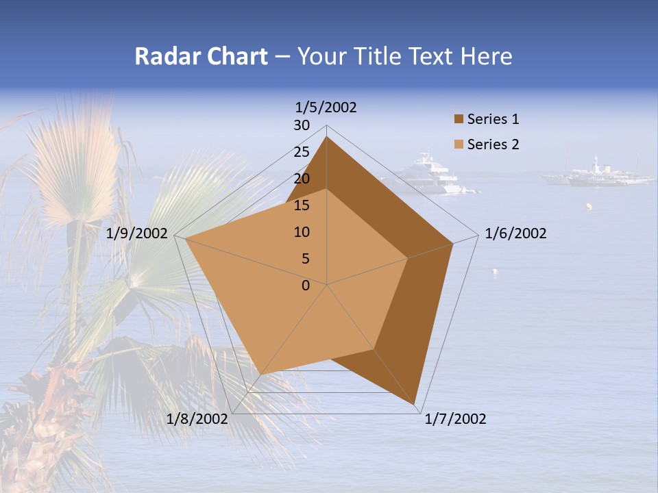 French Riviera Yacht PowerPoint Template