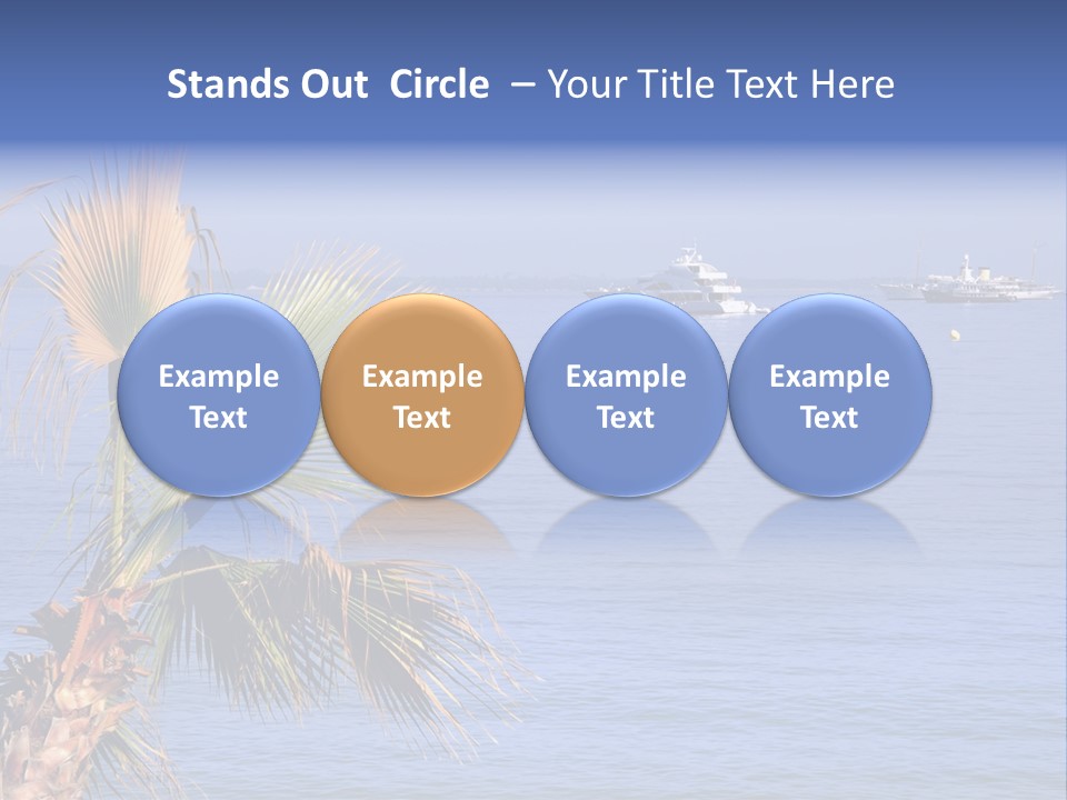 French Riviera Yacht PowerPoint Template