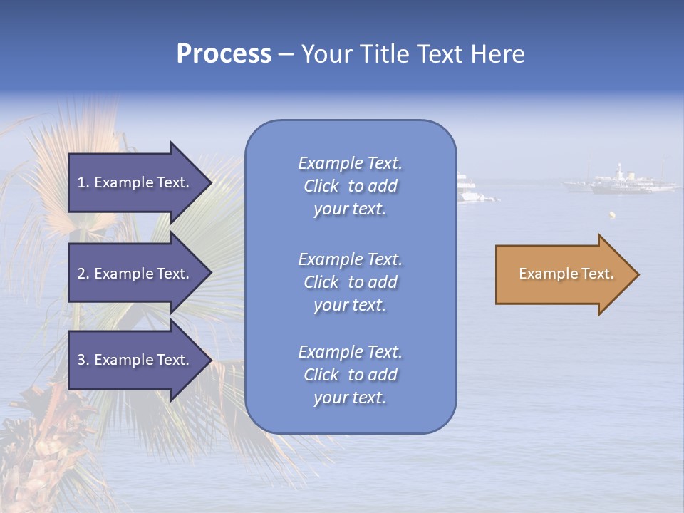 French Riviera Yacht PowerPoint Template