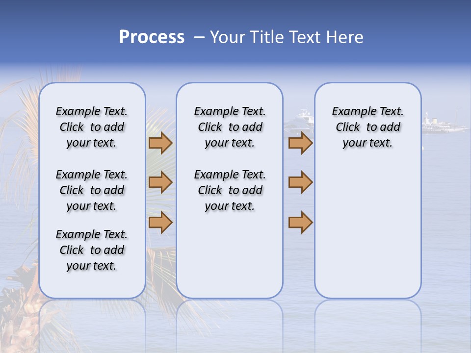 French Riviera Yacht PowerPoint Template
