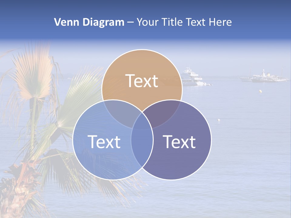 French Riviera Yacht PowerPoint Template