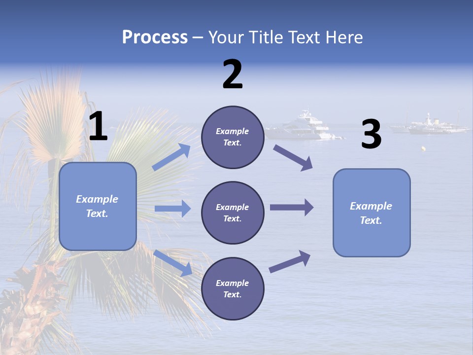 French Riviera Yacht PowerPoint Template