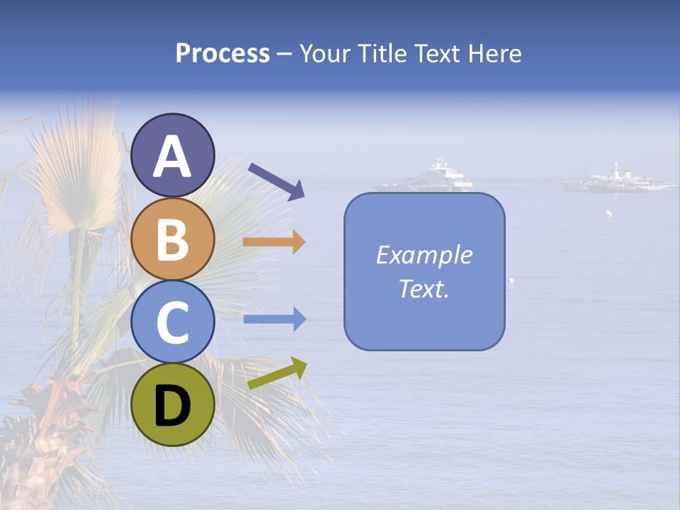 French Riviera Yacht PowerPoint Template