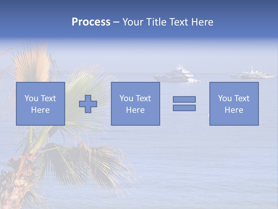 French Riviera Yacht PowerPoint Template
