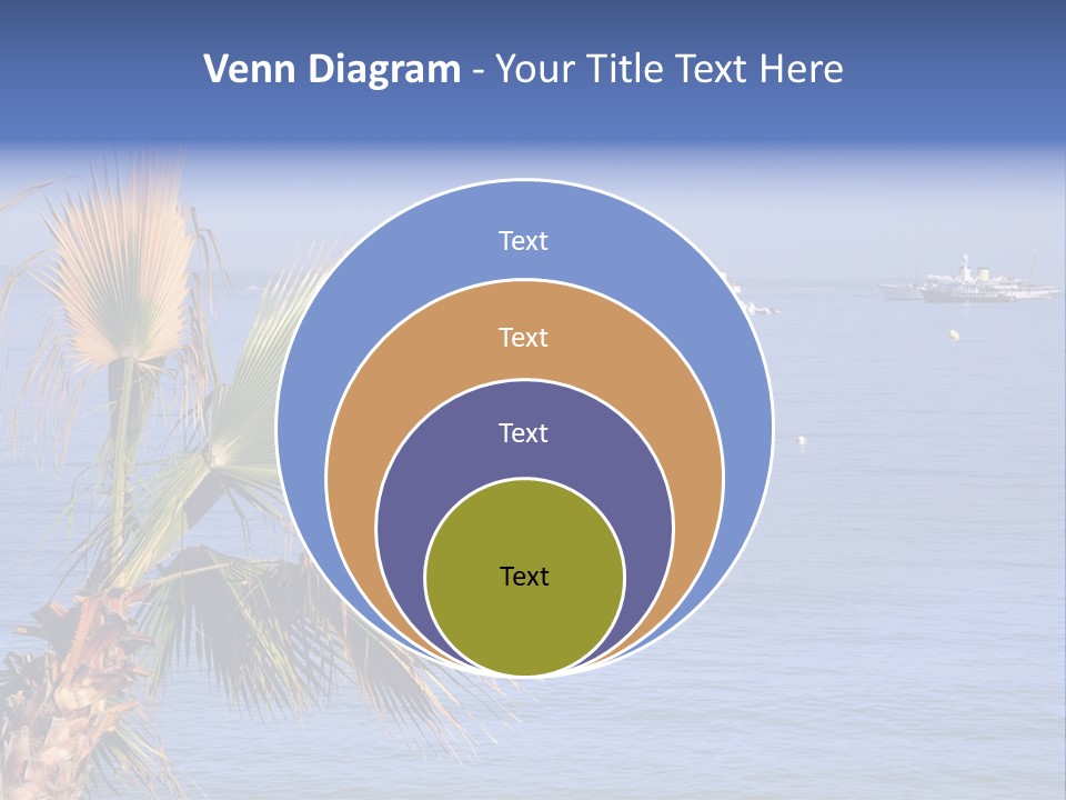 French Riviera Yacht PowerPoint Template