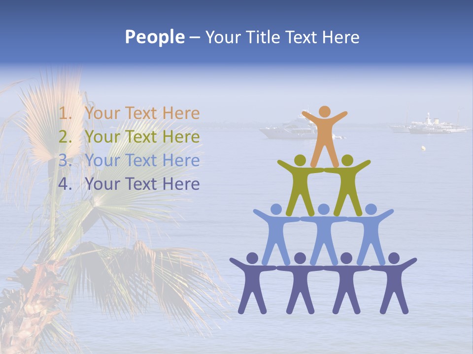 French Riviera Yacht PowerPoint Template