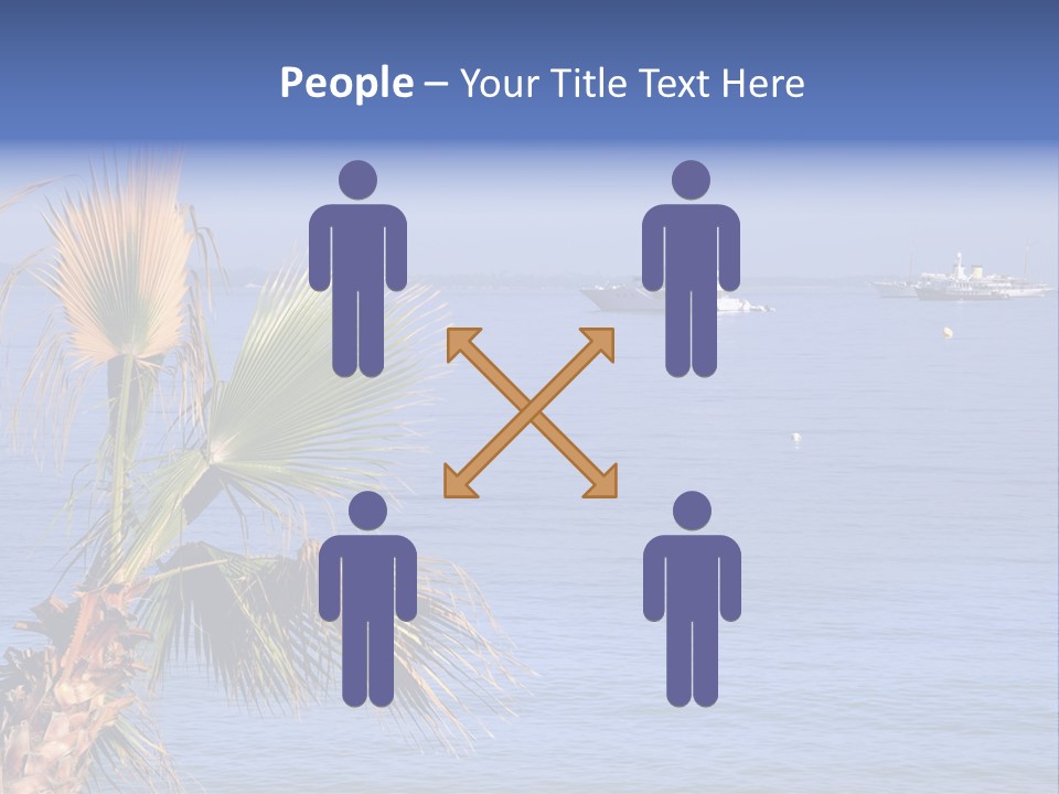 French Riviera Yacht PowerPoint Template