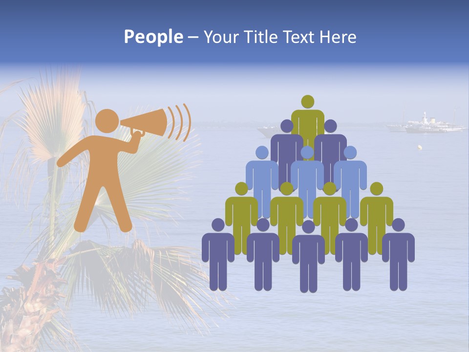 French Riviera Yacht PowerPoint Template