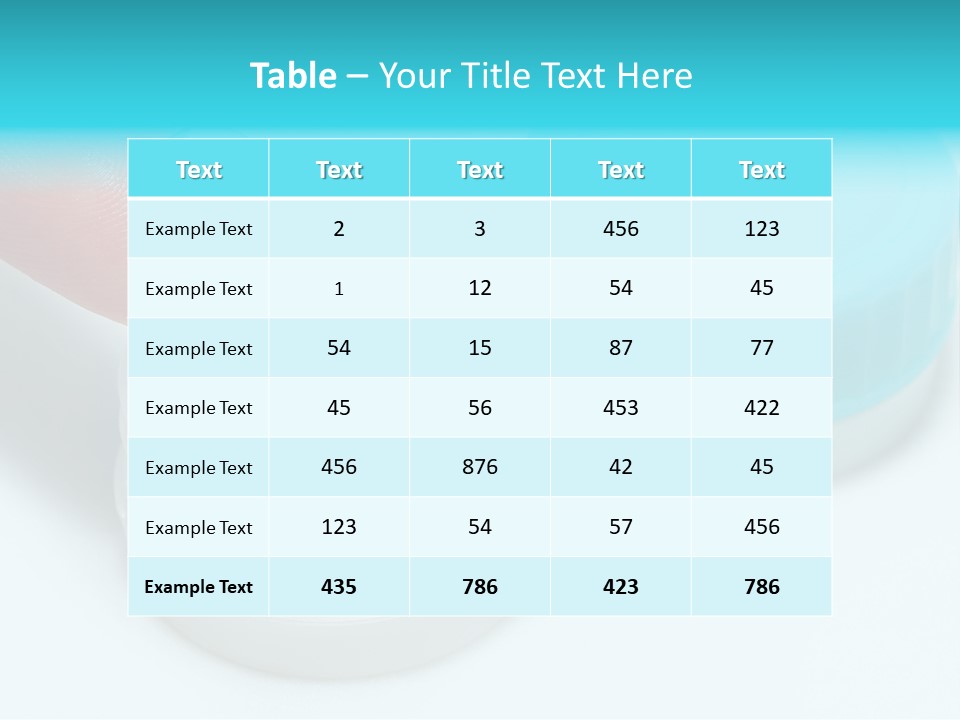 Care Wash Clear PowerPoint Template