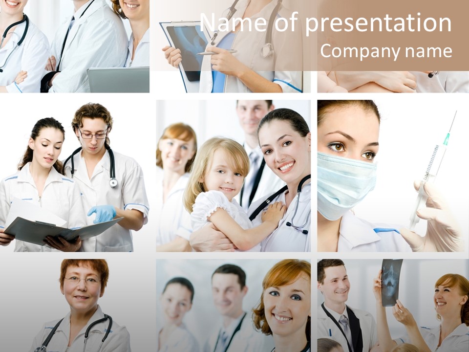 Dia Do Hospital PowerPoint Template