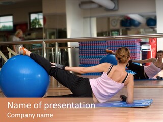 Pilates Classes PowerPoint Template