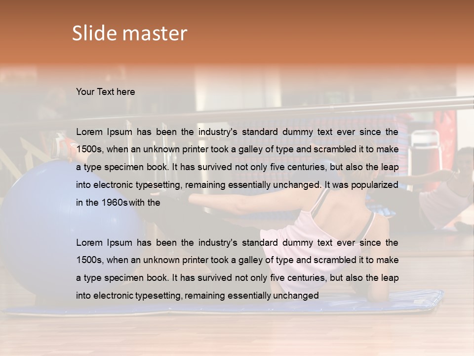 Pilates Classes PowerPoint Template