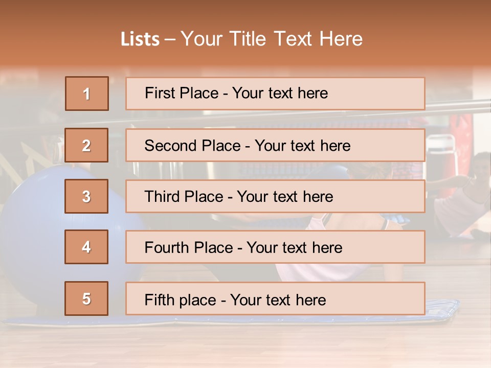 Pilates Classes PowerPoint Template