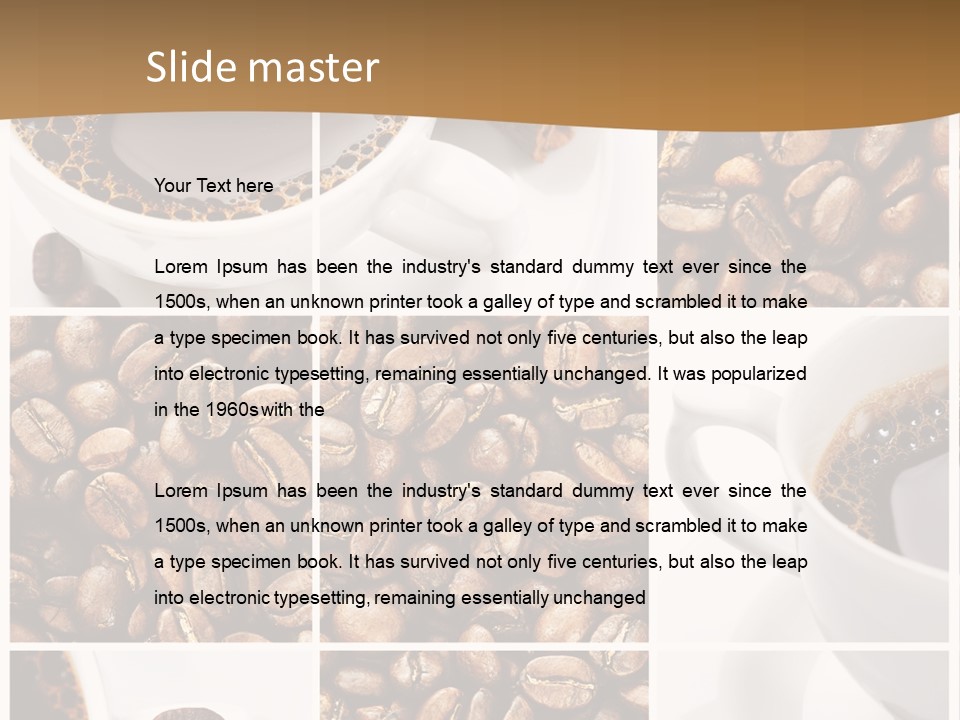 Morning Coffee PowerPoint Template