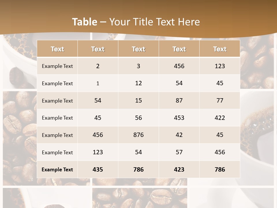 Morning Coffee PowerPoint Template