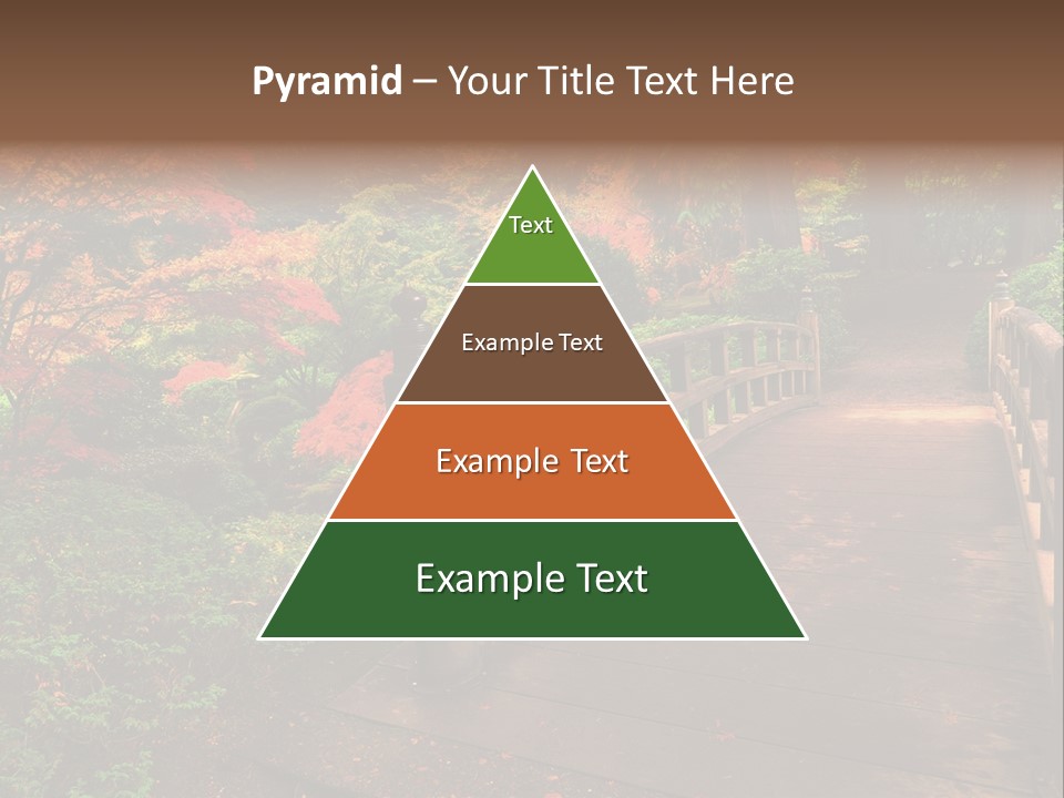 Bridge In Autumn PowerPoint Template