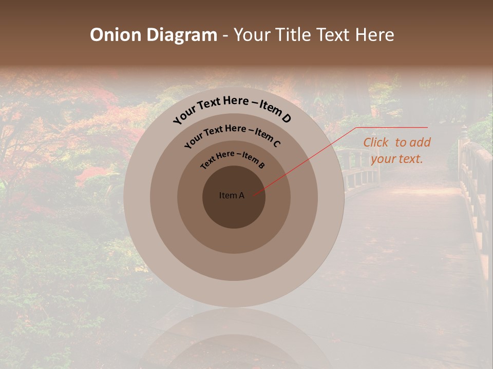 Bridge In Autumn PowerPoint Template