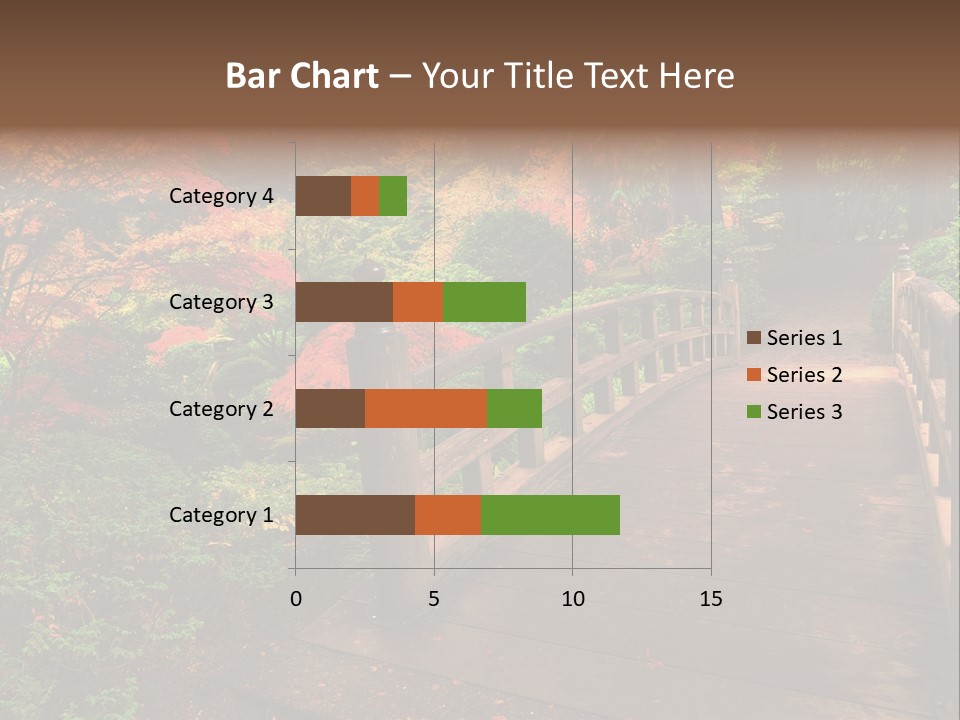 Bridge In Autumn PowerPoint Template
