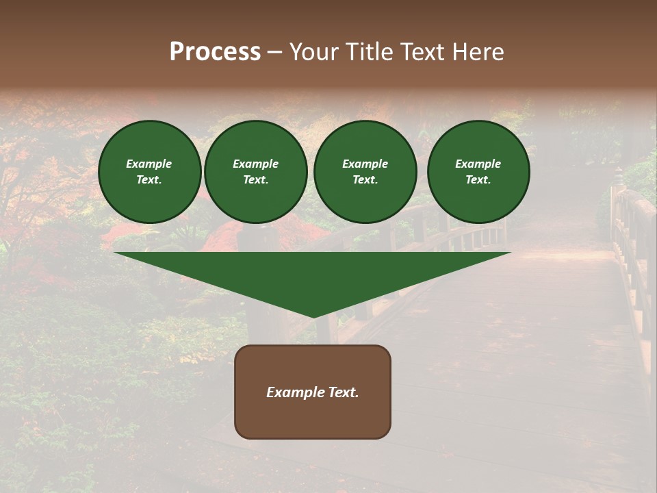 Bridge In Autumn PowerPoint Template