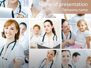 Consultant Service Smiling PowerPoint Template