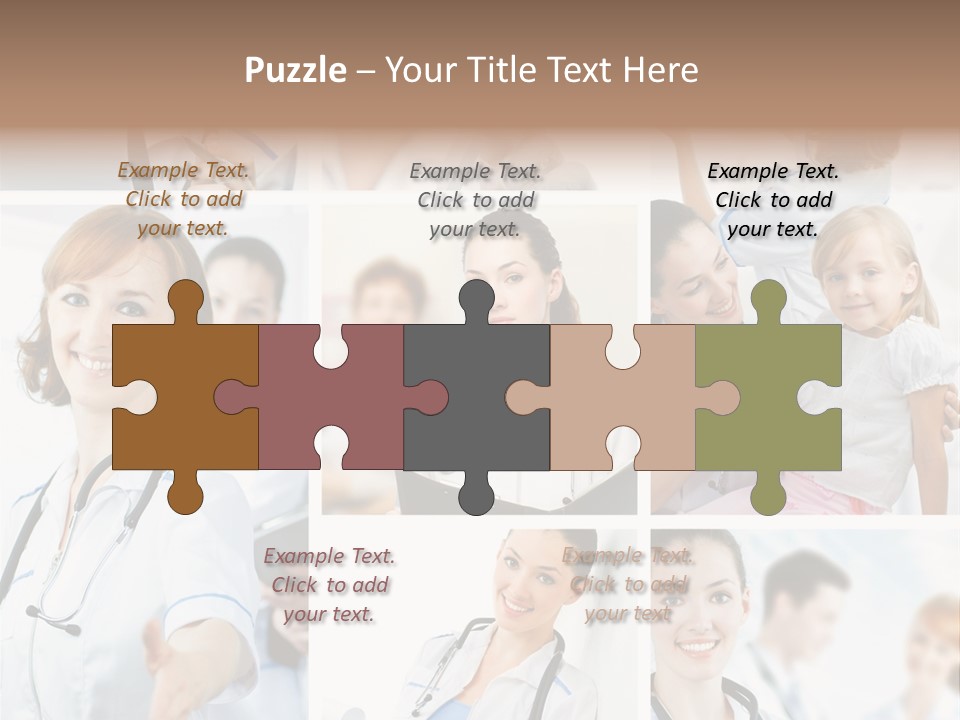 Consultant Service Smiling PowerPoint Template
