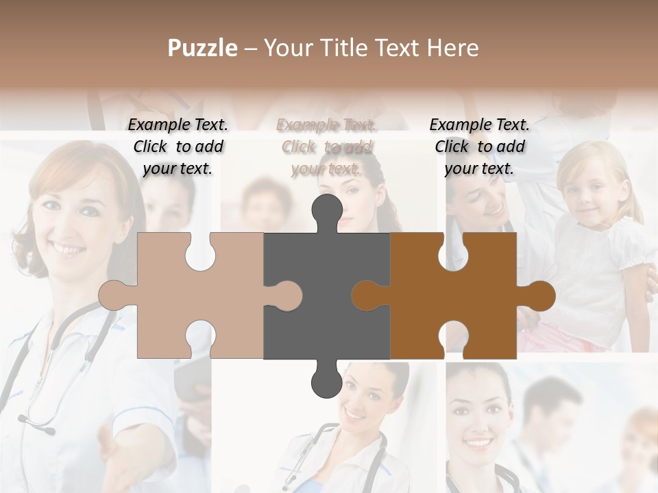 Consultant Service Smiling PowerPoint Template