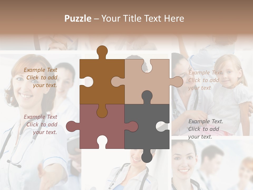 Consultant Service Smiling PowerPoint Template