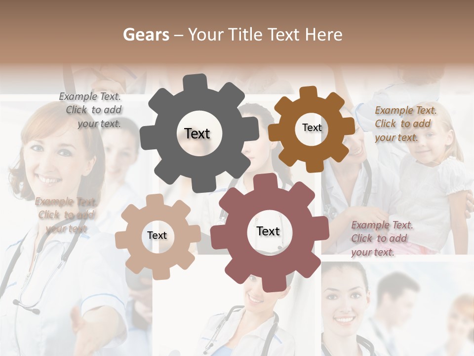 Consultant Service Smiling PowerPoint Template
