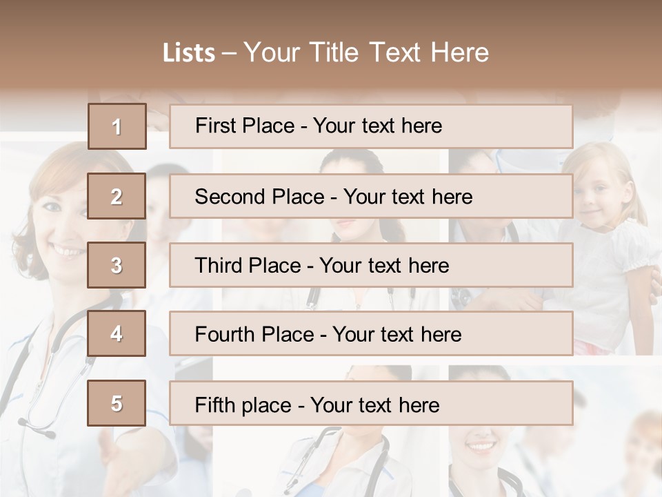 Consultant Service Smiling PowerPoint Template