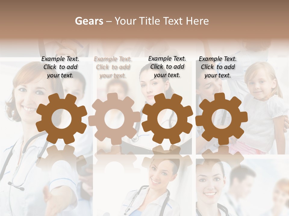 Consultant Service Smiling PowerPoint Template