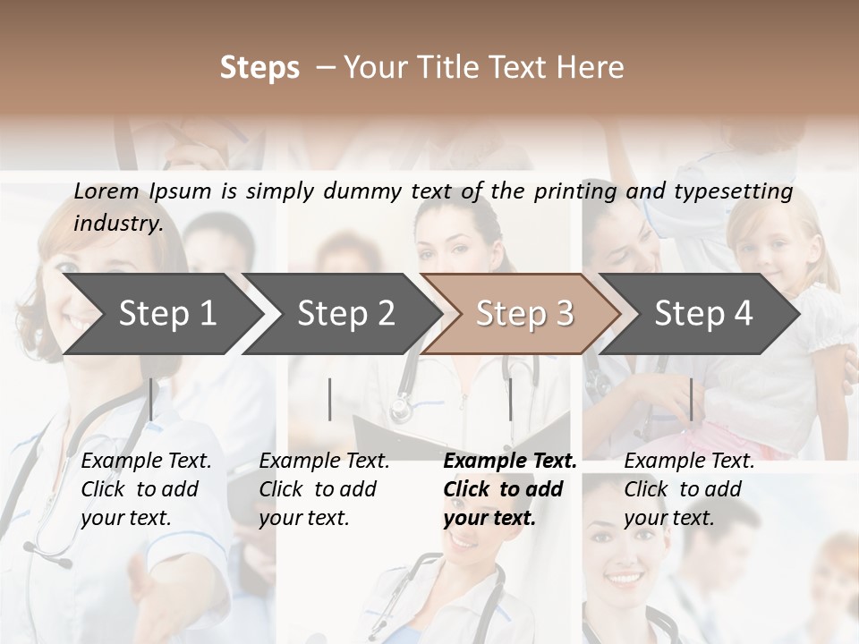 Consultant Service Smiling PowerPoint Template