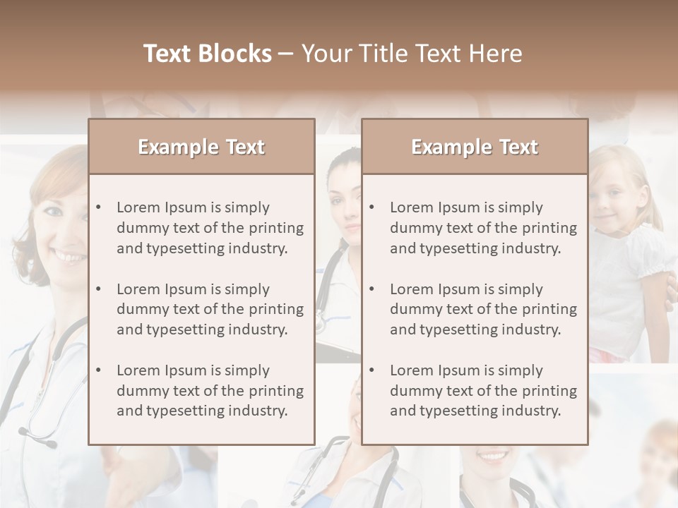 Consultant Service Smiling PowerPoint Template
