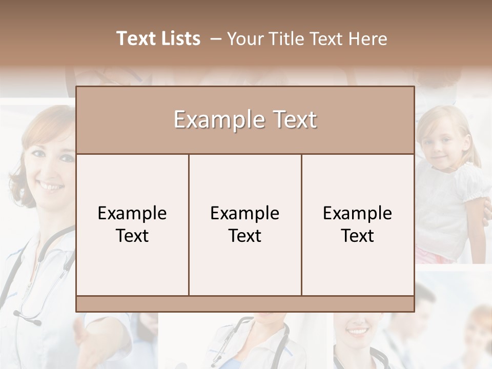 Consultant Service Smiling PowerPoint Template
