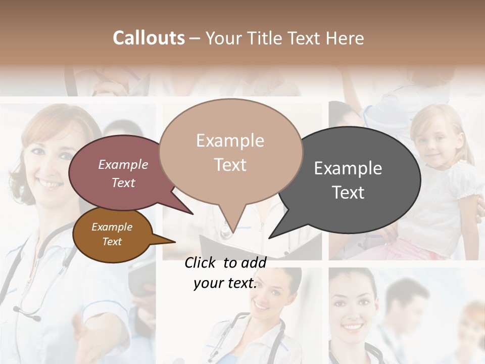 Consultant Service Smiling PowerPoint Template