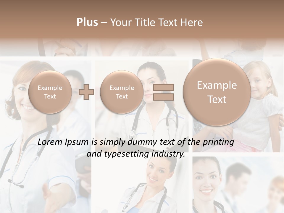 Consultant Service Smiling PowerPoint Template