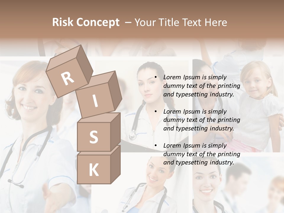 Consultant Service Smiling PowerPoint Template