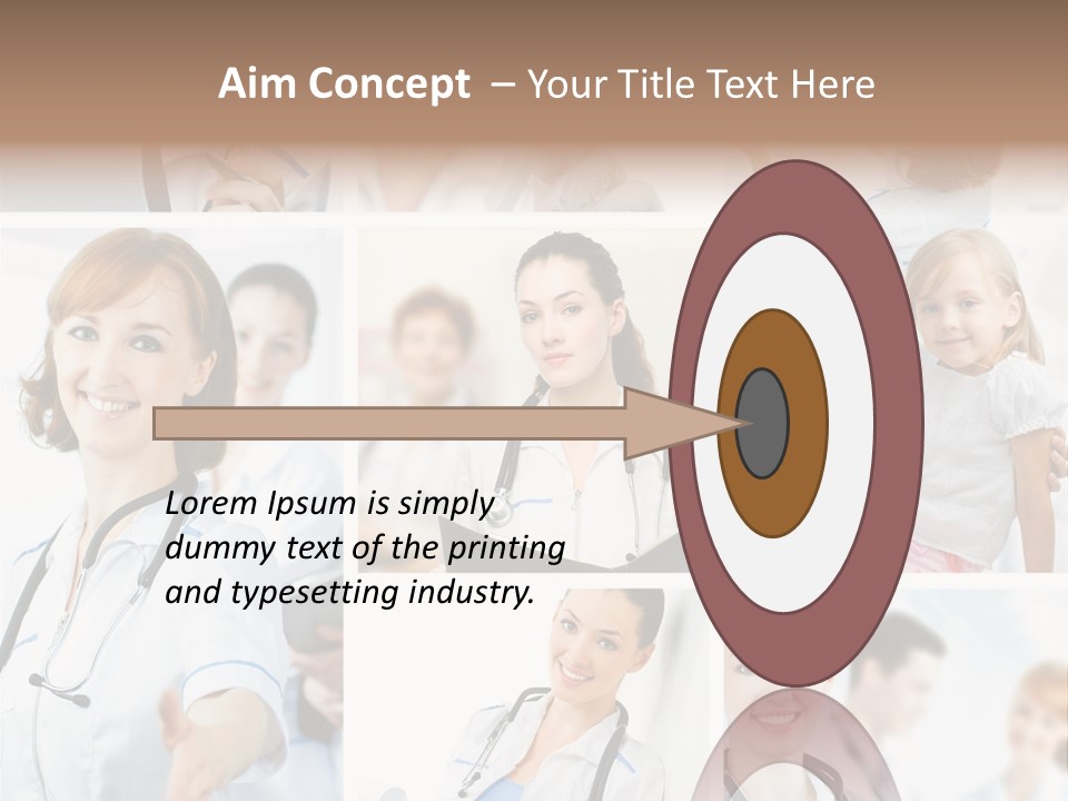 Consultant Service Smiling PowerPoint Template