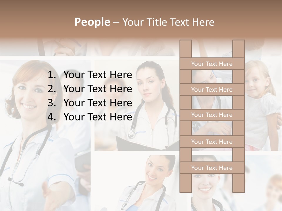 Consultant Service Smiling PowerPoint Template