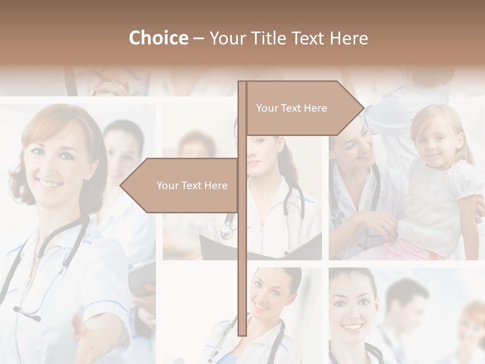 Consultant Service Smiling PowerPoint Template