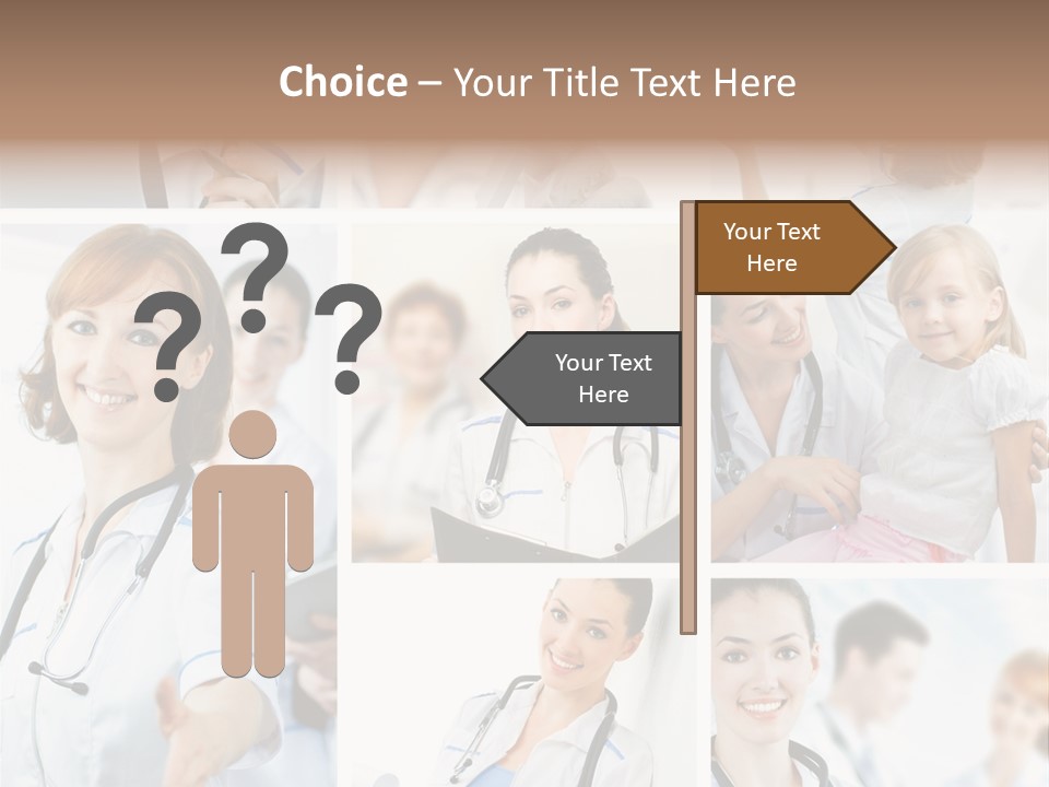 Consultant Service Smiling PowerPoint Template